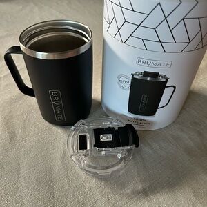BrüMate Matte Black Toddy Mug